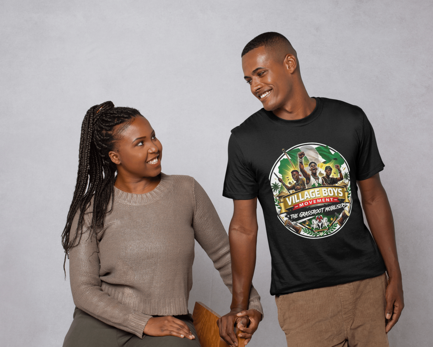Village Boys Movement Unisex Cotton T‑Shirt