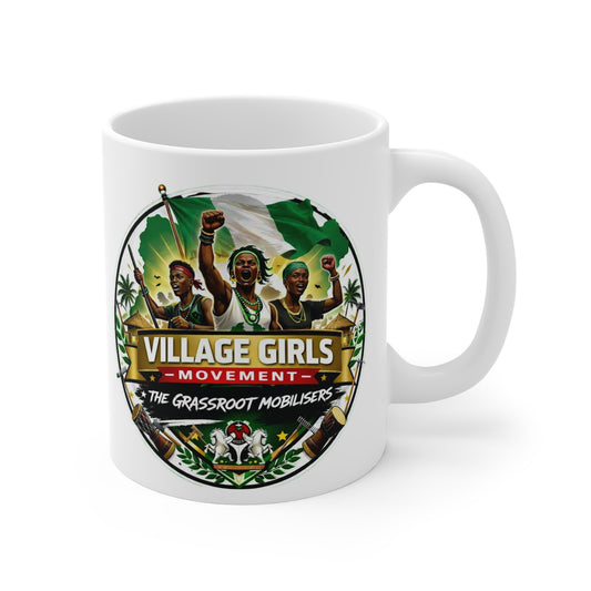 Village Girls Movement Mug — "The Grassroot Mobilisers" Coffee Cup
